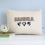 Personalised Name Cushion Gift For Her, thumbnail 6 of 12