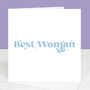 Wedding Card For Best Woman, thumbnail 2 of 6