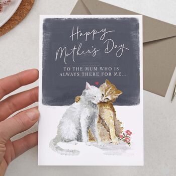 Cute Cat Happy Mother's Day Card, 2 of 2