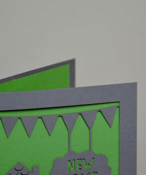 New Home Laser Cut Greeting Card, 4 of 7