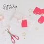 Personalised Lilac And Pink Bunting, thumbnail 4 of 5