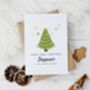 Personalised First Christmas Card, thumbnail 1 of 7