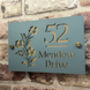 Personalised Buttercup Meadow Design House Sign Acrylic, thumbnail 3 of 6
