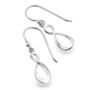 Sterling Silver Infinity Knot Drop Earrings, thumbnail 1 of 2