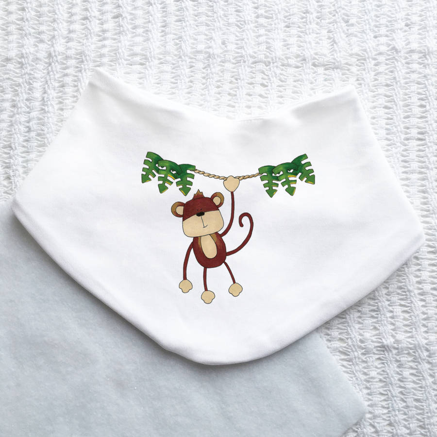 Personalised Monkey Baby Vest By Cows & Kisses | notonthehighstreet.com