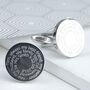 Personalised Round Congratulations Cufflinks, thumbnail 1 of 6