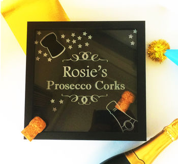 Personalised Prosecco Cork Collection Box, 6 of 6