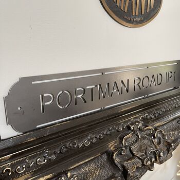 Portman Road Metal Football Street Sign – Designed And Made In Britain, 5 of 10