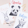 Personalised Panda Print, thumbnail 7 of 11