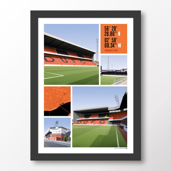Dundee United Views Of Tannadice Poster, 7 of 7