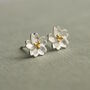Sakura Flower Stud Earrings, thumbnail 1 of 5