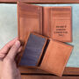 Genuine Leather Wallet, Sustainable Personalised Gift, thumbnail 5 of 11