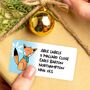 Christmas A4 Sheet Labels Fox, thumbnail 1 of 1