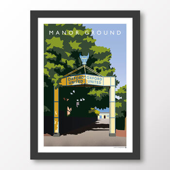 Oxford United Manor Ground London Road Arch Poster, 7 of 7