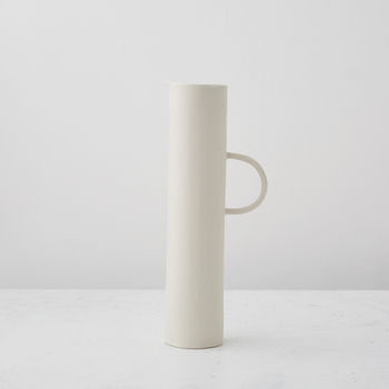 Cylindrical White Jug, 4 of 7