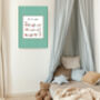 Babar The Elephant Green Yoga Nursery Art Print, thumbnail 2 of 3