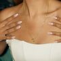Large Lock Sterling Silver Chain Necklace, thumbnail 6 of 6