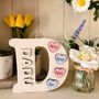 Personalised Dad's Father's Day D Letter Ivory Gift, thumbnail 7 of 9