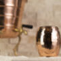 Solid Copper Beverage Dispenser And Mug Set, 5000 Ml, thumbnail 6 of 8