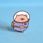 Space Pig Enamel Pin | Cute Pin Badge, thumbnail 1 of 8