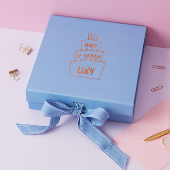 Personalised Happy Birthday Gift Box Keepsake, 4 of 6