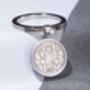 1931 95th Birthday Sixpence Coin Keyring Gift, thumbnail 1 of 6
