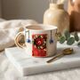 Festive Door Mug With 3D Wreath And 24ct Gold Accents, thumbnail 1 of 3