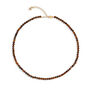 Tiger's Eye Natural Beaded Necklace, thumbnail 1 of 2