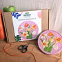 Daffodils And Tulips Embroidery Kit, thumbnail 3 of 9