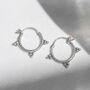 Sterling Silver Goddess Hoops, thumbnail 1 of 6