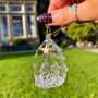 Glass Nativity Hanging Decoration, thumbnail 3 of 3
