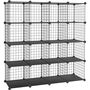 16 Cube Metal Storage Organiser Modular Shelving Grids, thumbnail 8 of 10