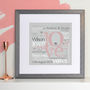Personalised Wedding or Engagement LOVE Art, thumbnail 2 of 10