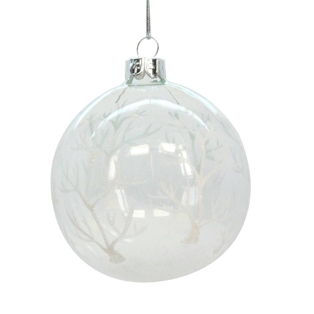 clear forest christmas bauble by the christmas home ...