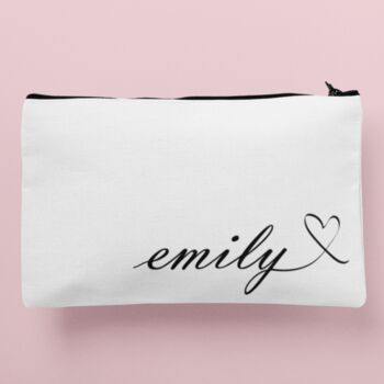 Makeup Bag Tote Bag Personalised Gift For Her, 2 of 3