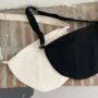 Long Adjustable Strap Cotton Canva Crossbody Bag, thumbnail 2 of 6