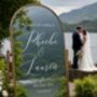 Personalised Wedding Sign Vinyl Decal For Mirrors, thumbnail 4 of 7