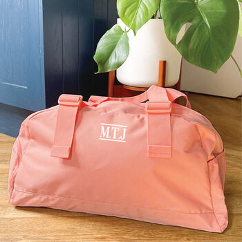 Personalised Holdall With Block Initials, 3 of 4
