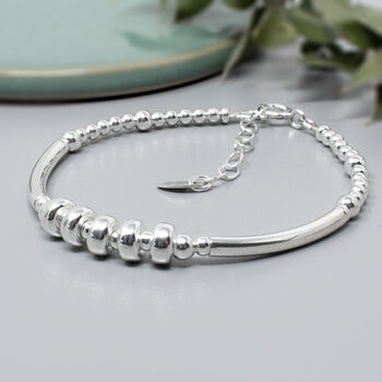 50th Birthday Bracelet, Kate, Sterling Silver, 2 of 4