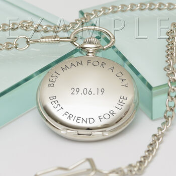 Personalised Any Message Pocket Watch, 7 of 7
