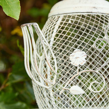 Vintage Hanging Teapot Bird Feeder, 2 of 4