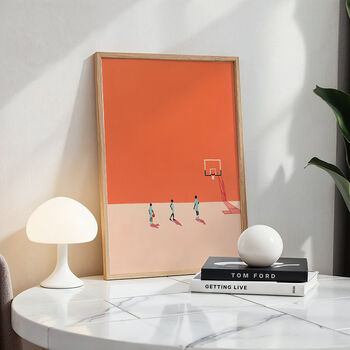 Minimalist Basketball Poster, Unframed, 4 of 10