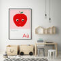 A Is For Apple Children's Alphabet Print, thumbnail 2 of 3