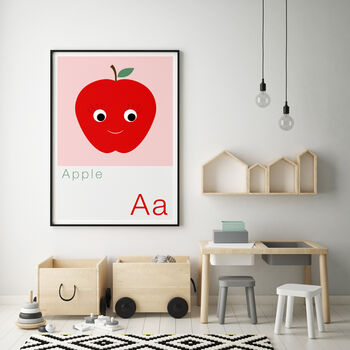 A Is For Apple Children's Alphabet Print, 2 of 3