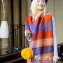 Colour Block Chunky Squares Check Blanket Scarf, thumbnail 5 of 11