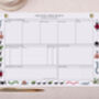 Bug And Insect Personalised Weekly Planner Desk Pad, thumbnail 1 of 4