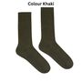 Organic Cotton Mix Luxury Single Colour Socks, thumbnail 2 of 12