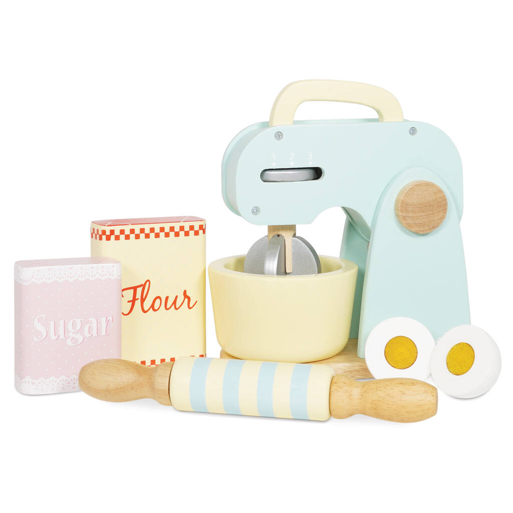 Personalised Wooden Toy Kitchen With Utensils By Posh Totty Designs