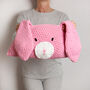 Mabel Bunny Cushion Easy Crochet Kit, thumbnail 2 of 10