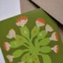 Thank You Illustrated Flowers Greetings Card, thumbnail 3 of 4
